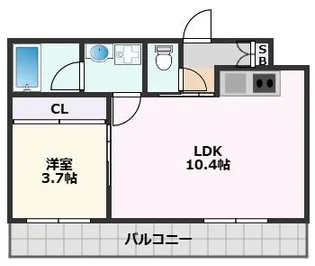 グランエピ【3階】の間取り