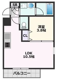 グランエピ【5階】の間取り