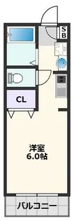 COCORO吹田【2階】の間取り