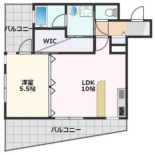 協同レジデンス千里丘【5階】の間取り