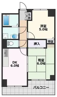 センターコート【5階】の間取り