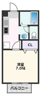 カメリアハイツⅡ【1階】の間取り