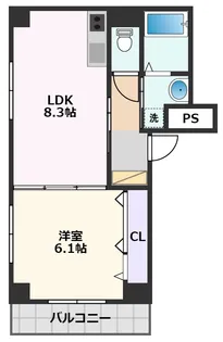 CasaLaurora【3階】の間取り