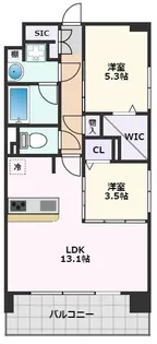 プレミアムコート千里丘【903号室】の間取り