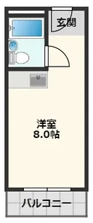 ビスタ緑地Ⅰ【3階】の間取り