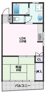 箱﨑ビル【4階】の間取り