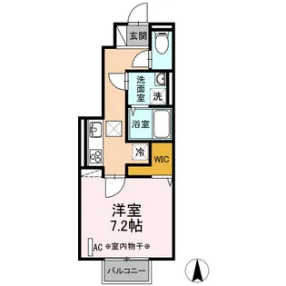 D−room小倉寺 A【1階】の間取り