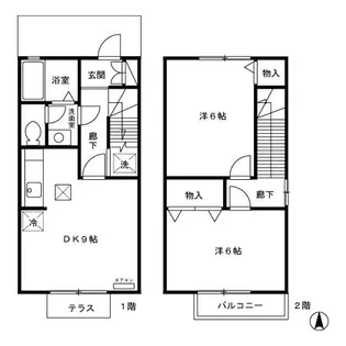 アンステージ【2階】の間取り