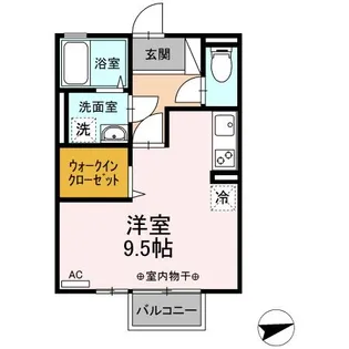 フォレストコート【2階】の間取り