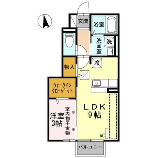 セピアコート【1階】の間取り