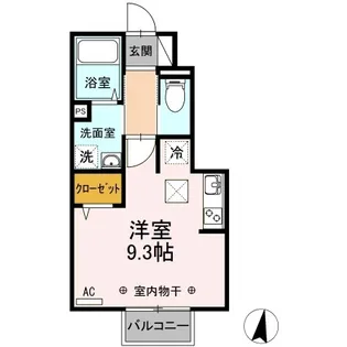 D−roomまゆみ【1階】の間取り