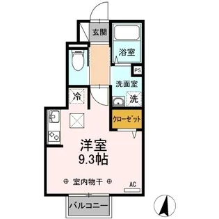 D−roomまゆみ【1階】の間取り