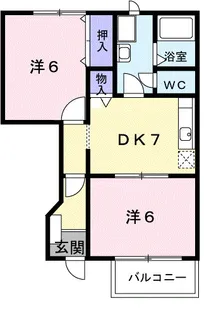 フォレスト・グリーン【1階】の間取り