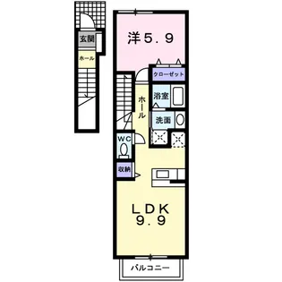 モカロールA【2階】の間取り
