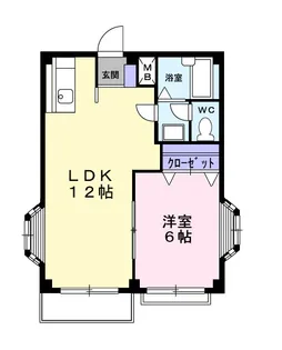 デラックスハイツ【2階】の間取り