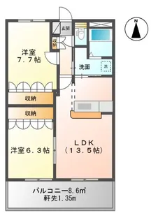 プロニティ21 【2階】の間取り