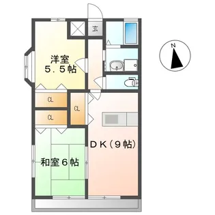 メゾングランアコール【1階】の間取り