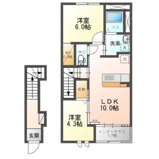 オールド フォレスト【2階】の間取り