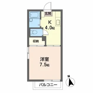 ドミールヒロ【201号室号室】の間取り