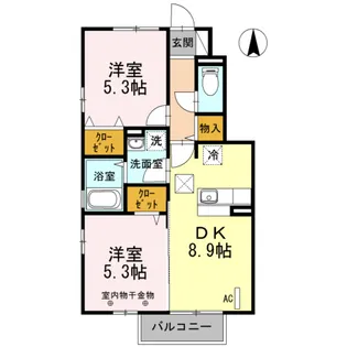 ブランシュ【1階】の間取り