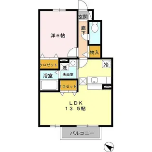 ファインビュー【1階】の間取り