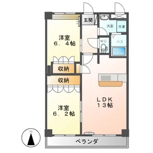 プリオール樹【1階】の間取り