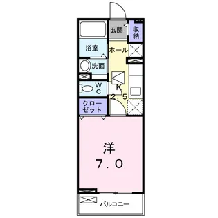 レストホーム大東【2階】の間取り