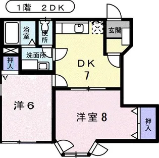 サイレントリブⅡ【1階】の間取り