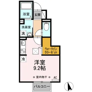 サンモール【1階】の間取り