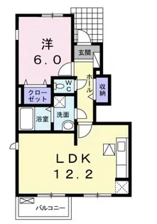 サクシード・K【1階】の間取り