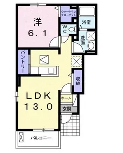 コンフォールNB【1階】の間取り