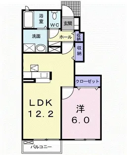ブリーズタウン柏【1階】の間取り