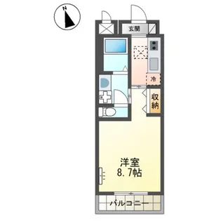 シュトラーセ【1階】の間取り