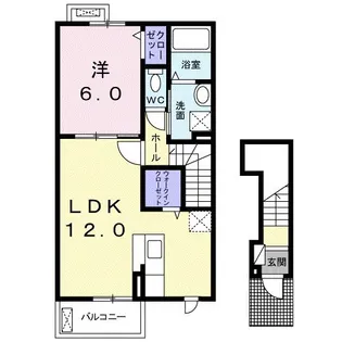 ベル・ブリーズSⅥ【2階】の間取り