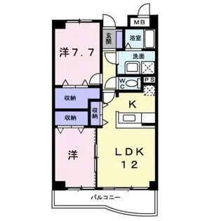 セントラルパーク【3階】の間取り