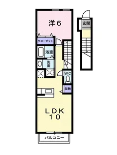 メディウス・K【2階】の間取り