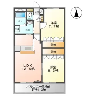 プロニティ21 【2階】の間取り