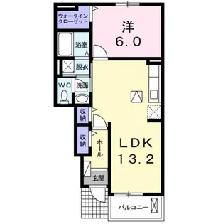 ヒルズタウンⅡ【1階】の間取り