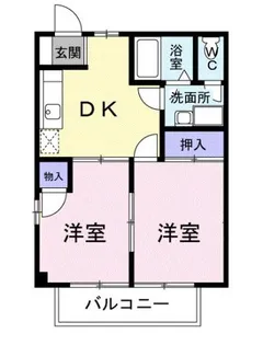 ハイツO・M【2階】の間取り
