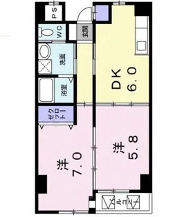 グラン・リッツ上浜【2階】の間取り