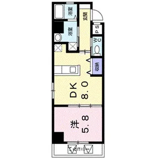 グラン・リッツ上浜【2階】の間取り