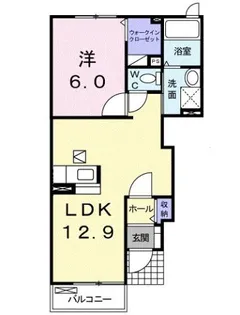 サニーヒルⅡ【1階】の間取り