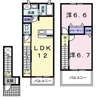 ファミール【2階】の間取り