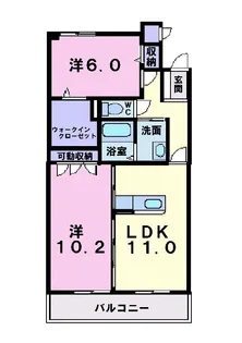 セントラルタウン【2階】の間取り
