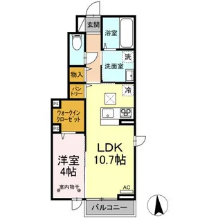 PJ花園【1階】の間取り