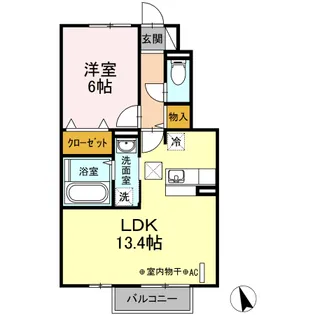 プリマヴェーラ Ⅰ【1階】の間取り