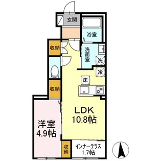 リベルテ【1階】の間取り