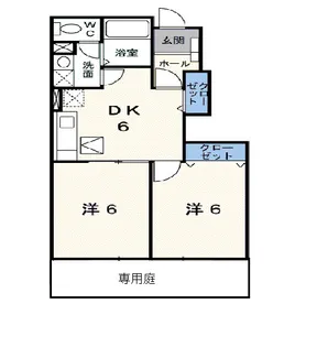 ライム・ヒル【1階】の間取り