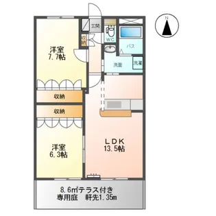 プロニティ21 【1階】の間取り