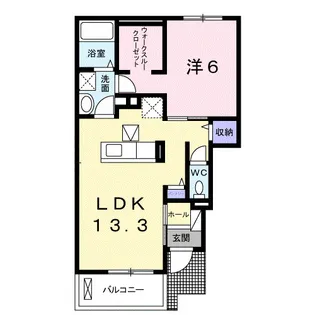 ふるさと【1階】の間取り